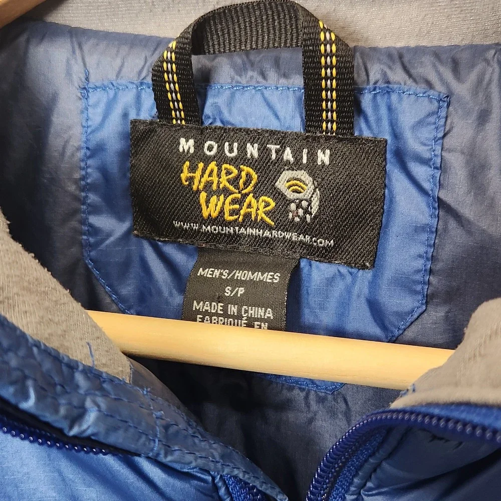 Mountain Hardwear Jacket Mens Small Blue Compressor Primaloft Puffer